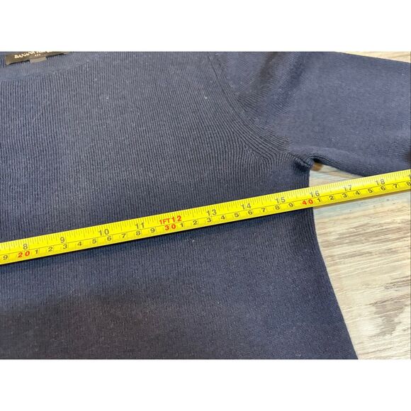 Banana Republic navy blue classy sweater blouse size XS - Picture 5 of 10